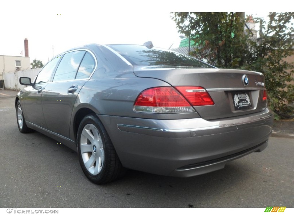 2008 7 Series 750Li Sedan - Moonstone Metallic / Black photo #4