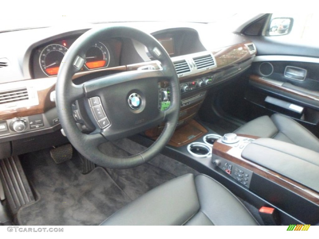 2008 7 Series 750Li Sedan - Moonstone Metallic / Black photo #11