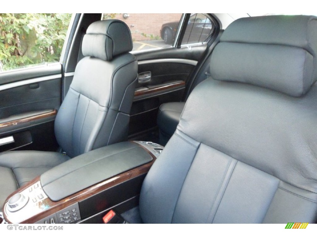 2008 7 Series 750Li Sedan - Moonstone Metallic / Black photo #12