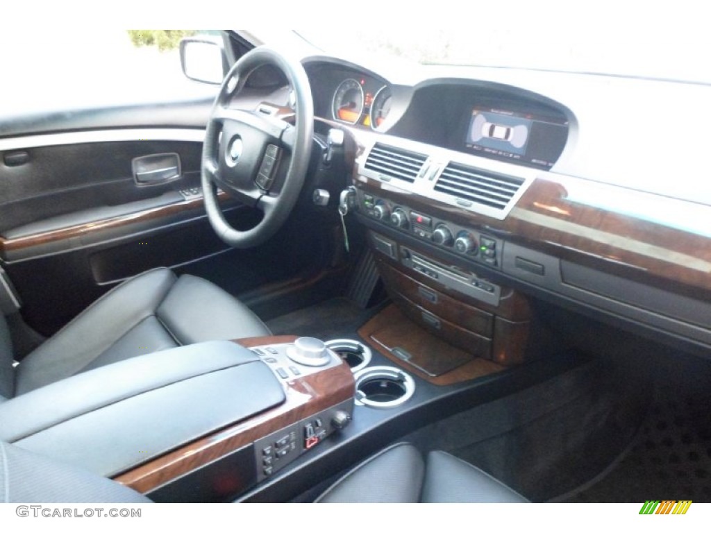 2008 7 Series 750Li Sedan - Moonstone Metallic / Black photo #15