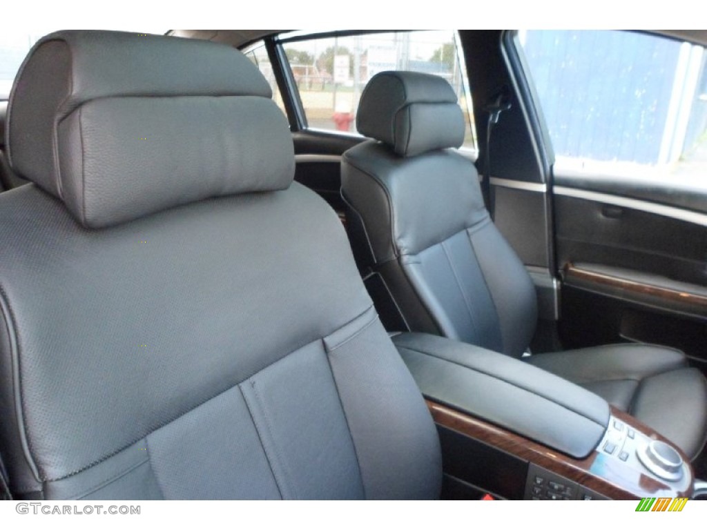 2008 7 Series 750Li Sedan - Moonstone Metallic / Black photo #16