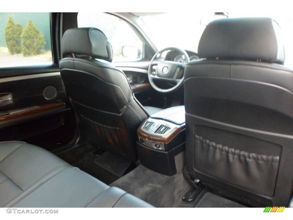 2008 7 Series 750Li Sedan - Moonstone Metallic / Black photo #17