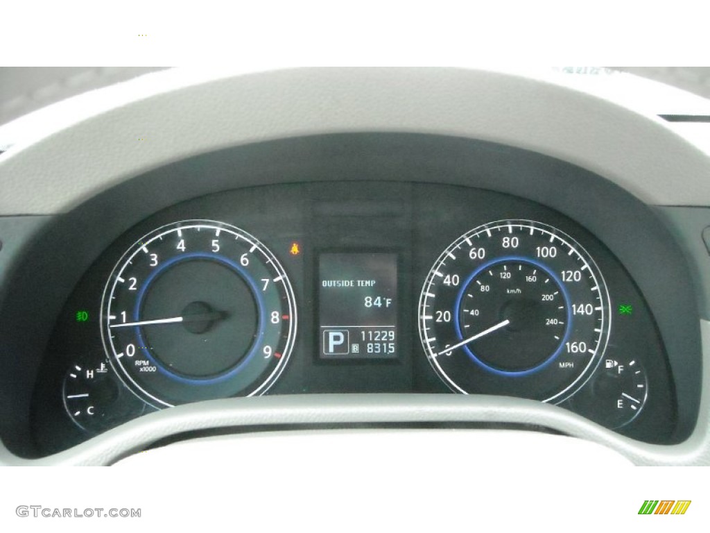 2010 Infiniti G 37 S Sport Coupe Gauges Photo #69982168