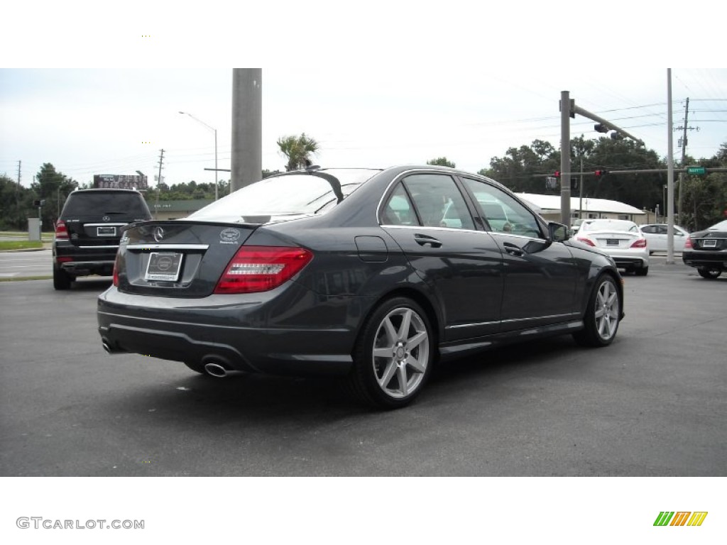 2013 C 350 Sport - Steel Grey Metallic / Ash/Black photo #5