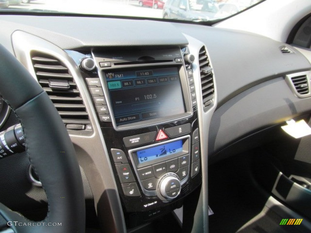 2013 Elantra GT - Shimmering Air Silver / Black photo #6