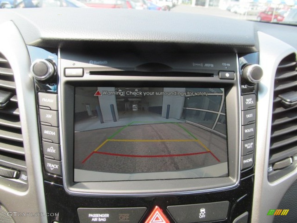 2013 Elantra GT - Shimmering Air Silver / Black photo #9