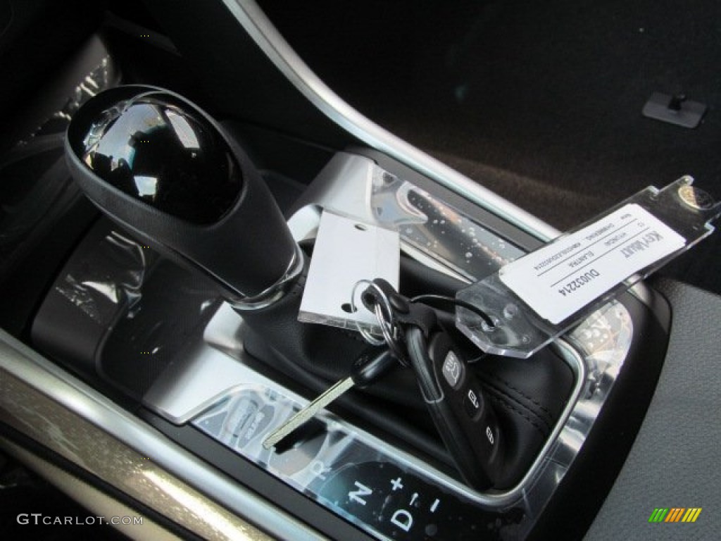 2013 Elantra GT - Shimmering Air Silver / Black photo #8