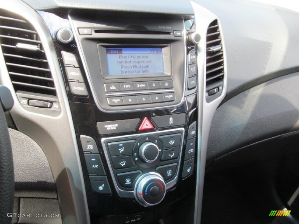 2013 Elantra GT - Shimmering Air Silver / Black photo #9