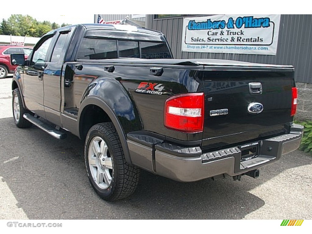 2006 F150 FX4 SuperCab 4x4 - Black / Medium/Dark Flint photo #8