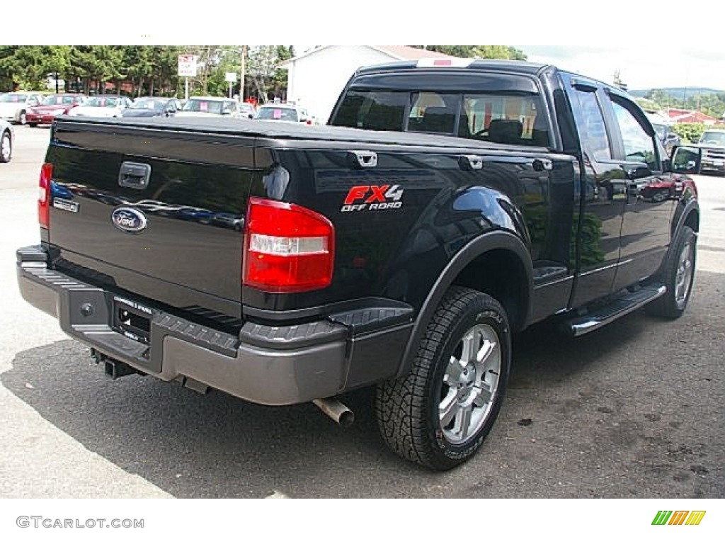 2006 F150 FX4 SuperCab 4x4 - Black / Medium/Dark Flint photo #11