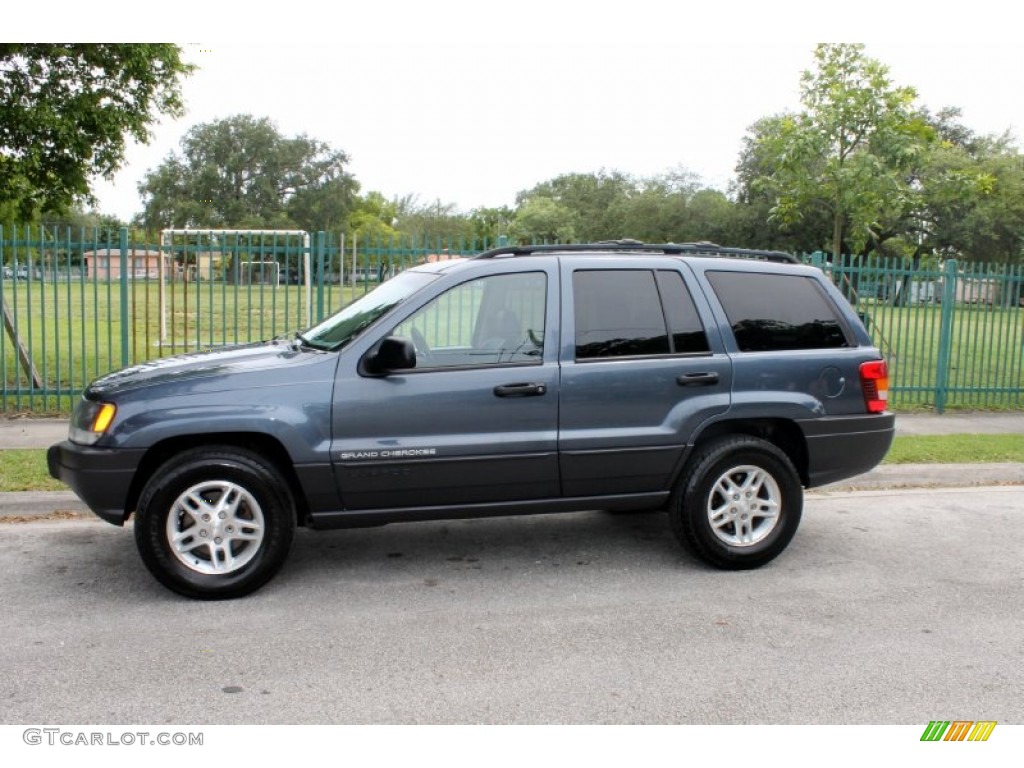 2003 Grand Cherokee Laredo 4x4 - Steel Blue Pearlcoat / Dark Slate Gray photo #3