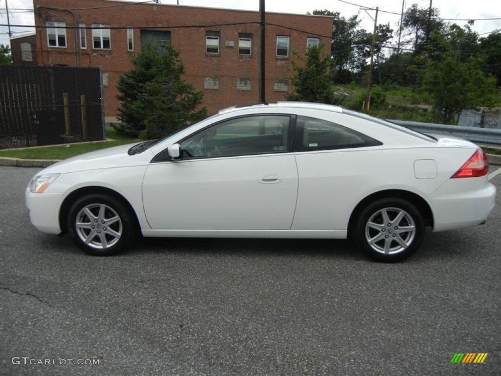 2003 Accord EX V6 Coupe - Taffeta White / Ivory photo #15