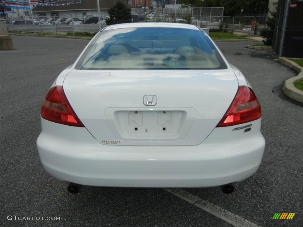 2003 Accord EX V6 Coupe - Taffeta White / Ivory photo #16