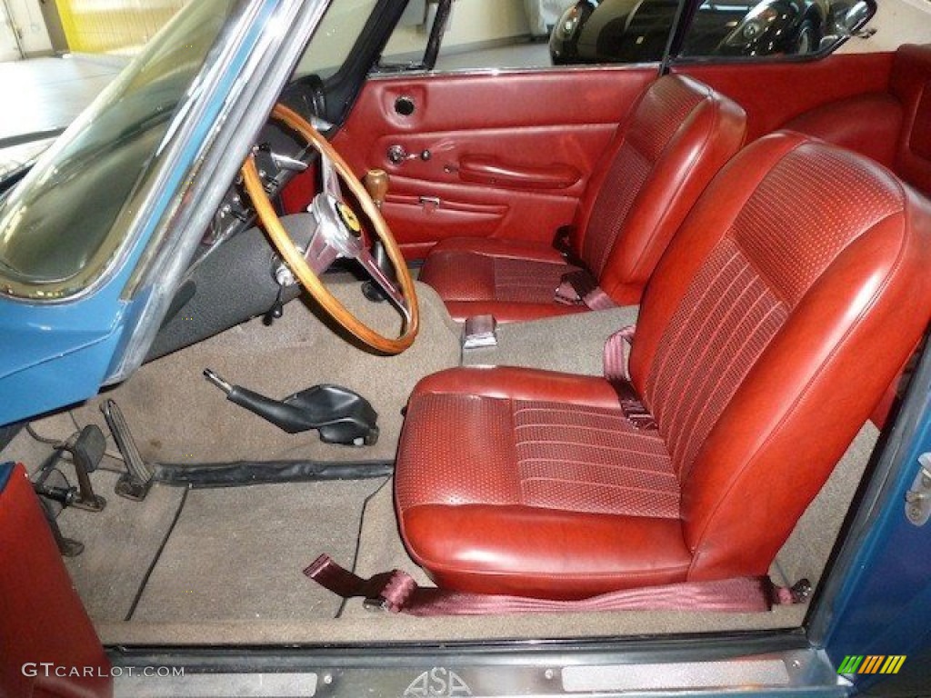 Red Interior 1964 ASA 1000 GT Coupe Photo #69985663