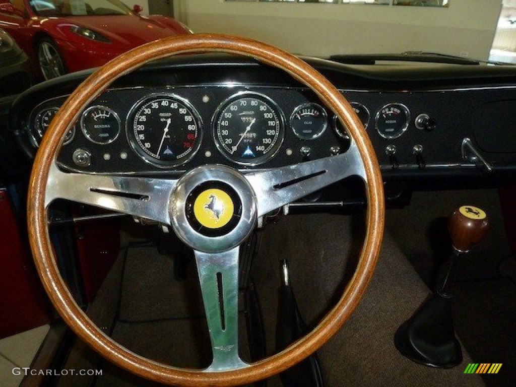 1964 ASA 1000 GT Coupe Red Steering Wheel Photo #69985690