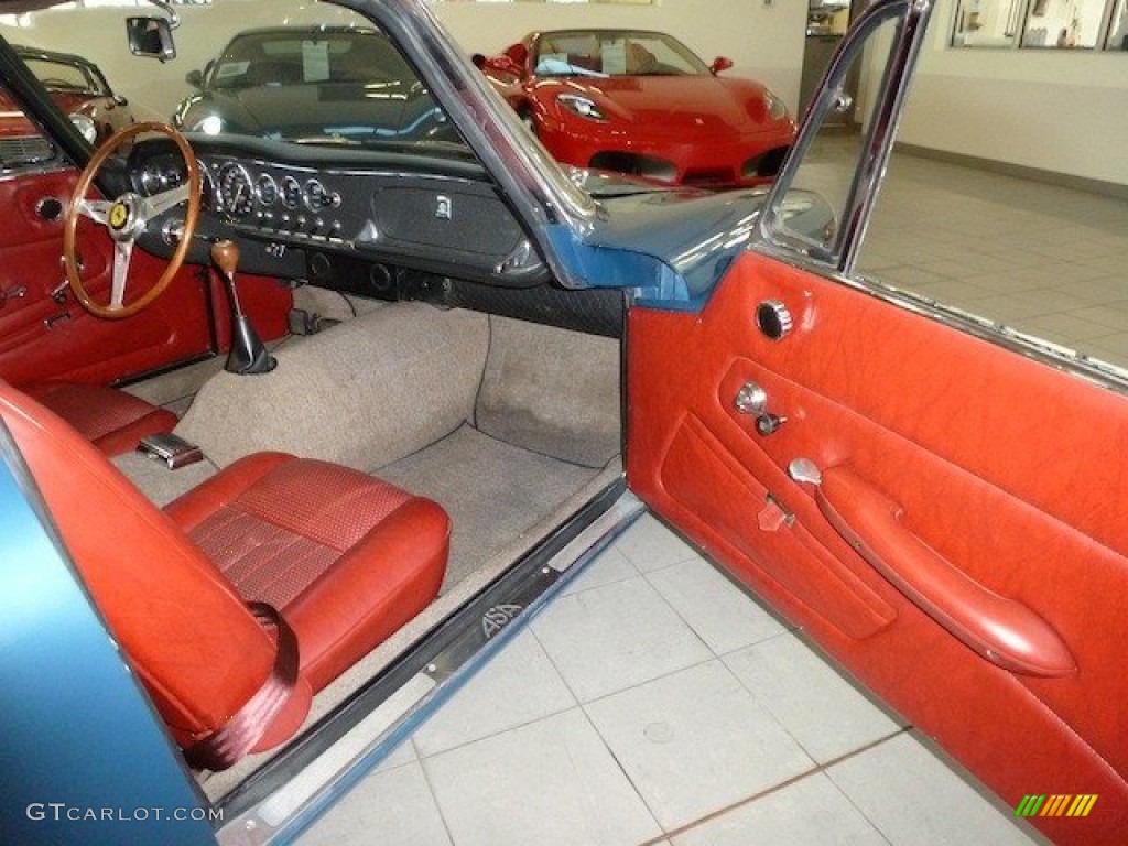 Red Interior 1964 ASA 1000 GT Coupe Photo #69985756