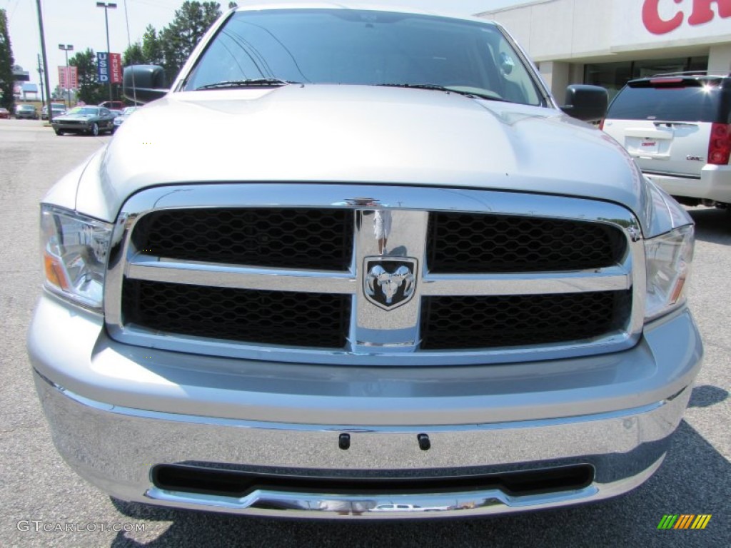 2011 Ram 1500 SLT Quad Cab - Bright Silver Metallic / Dark Slate Gray/Medium Graystone photo #2