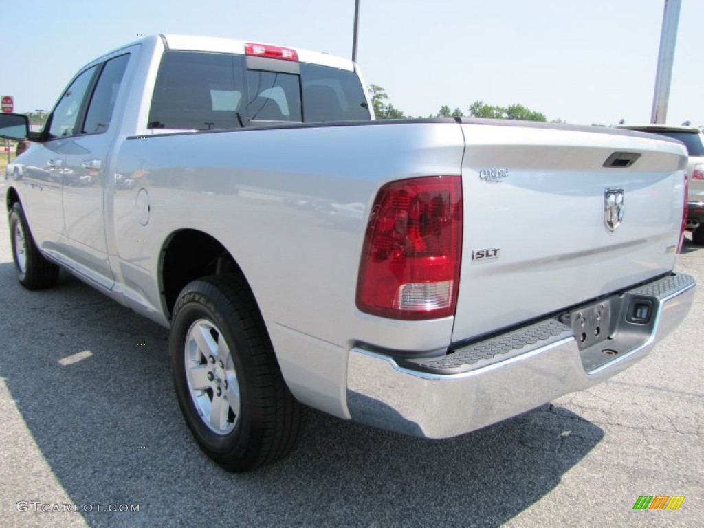 2011 Ram 1500 SLT Quad Cab - Bright Silver Metallic / Dark Slate Gray/Medium Graystone photo #5