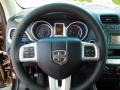 Black 2013 Dodge Journey American Value Package Steering Wheel