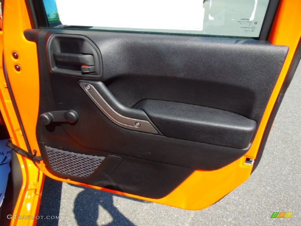 2012 Wrangler Sport 4x4 - Crush Orange / Black photo #23