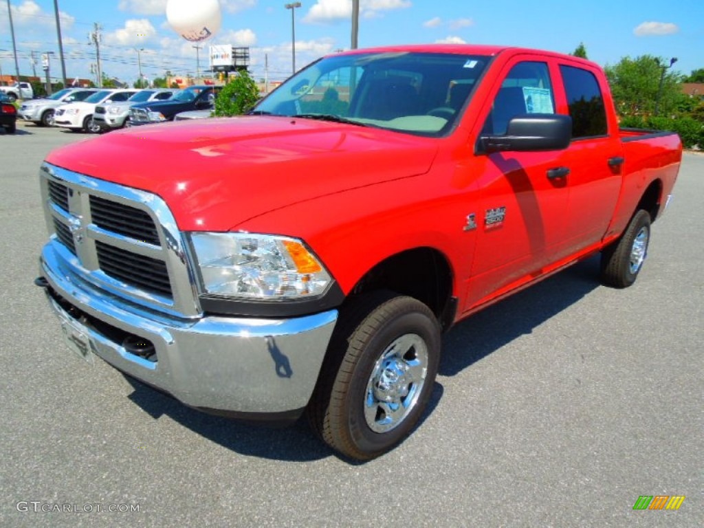 2012 Ram 2500 HD ST Crew Cab 4x4 - Case IH Red / Dark Slate/Medium Graystone photo #1