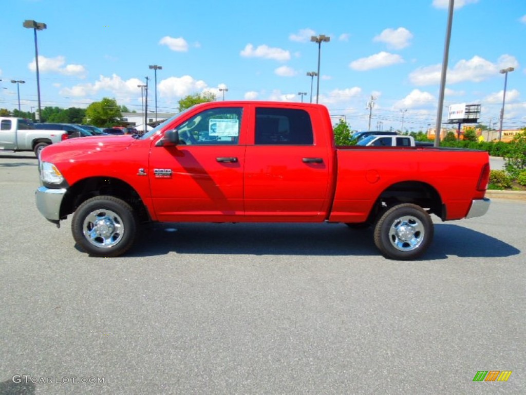 2012 Ram 2500 HD ST Crew Cab 4x4 - Case IH Red / Dark Slate/Medium Graystone photo #4