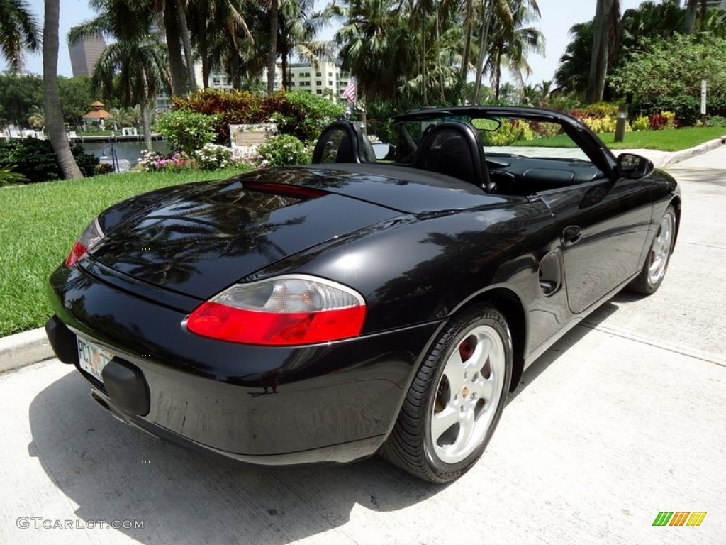 Basalt Black Metallic 2002 Porsche Boxster S Exterior Photo #69987795