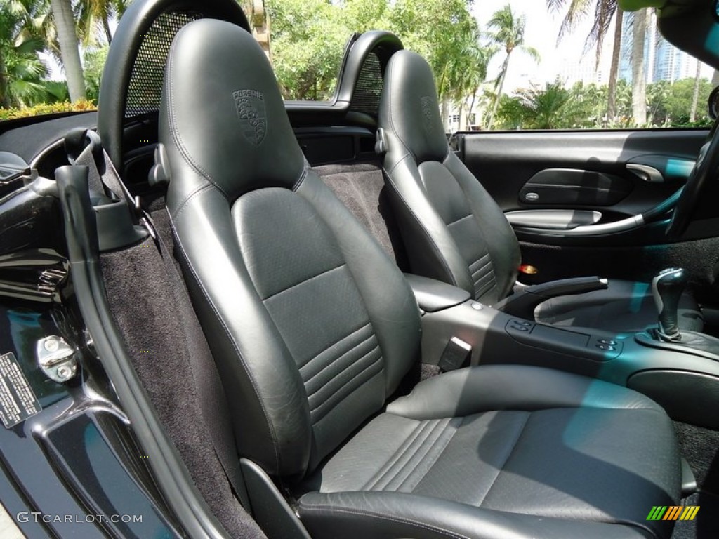 Black Interior 2002 Porsche Boxster S Photo #69987877