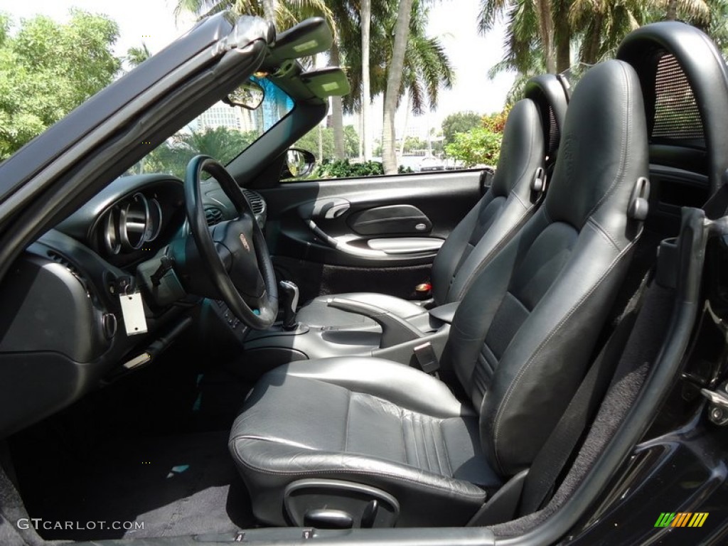 Black Interior 2002 Porsche Boxster S Photo #69987958