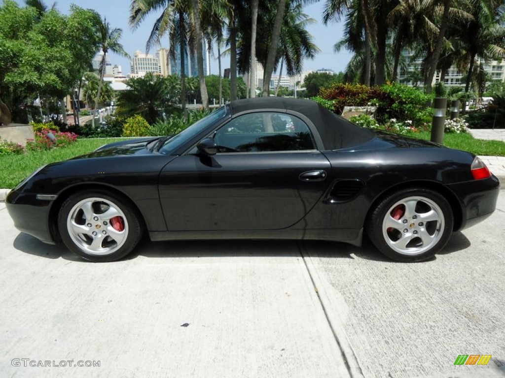 Basalt Black Metallic 2002 Porsche Boxster S Exterior Photo #69987991
