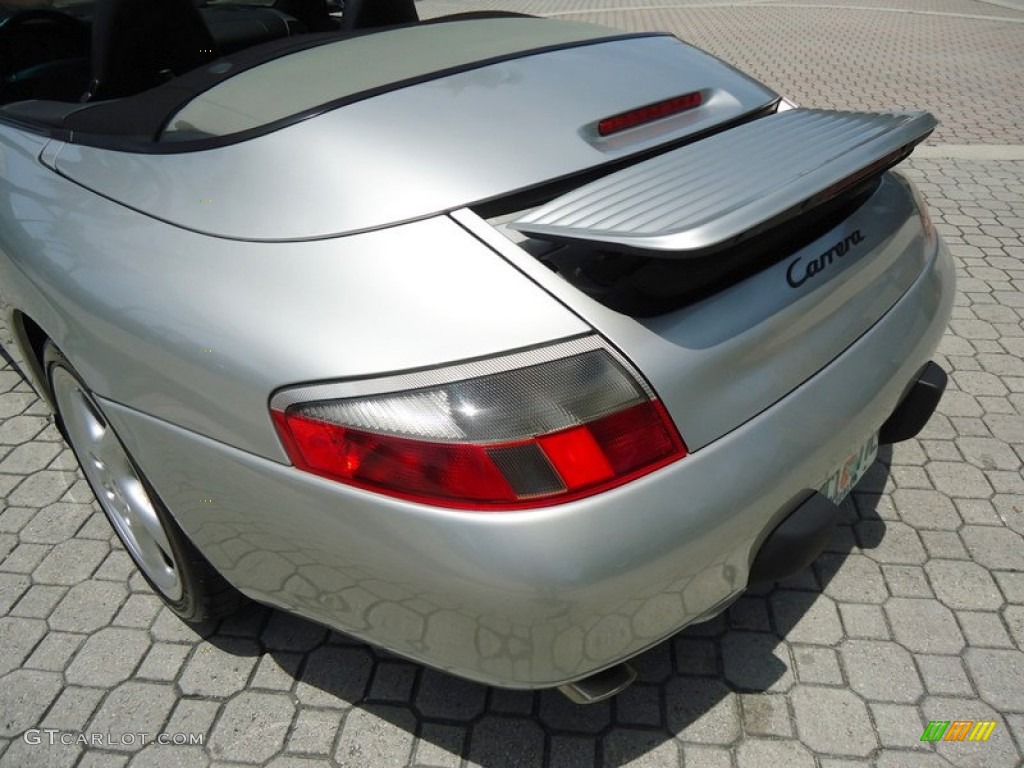 1999 911 Carrera Cabriolet - Arctic Silver Metallic / Black photo #35