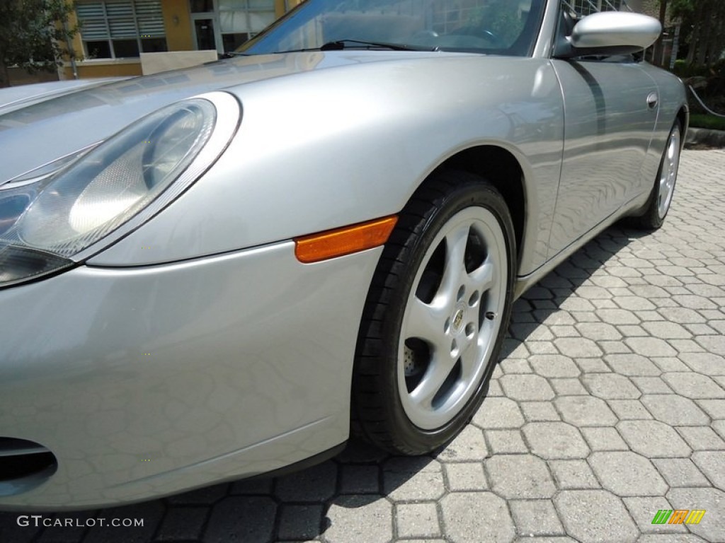 1999 911 Carrera Cabriolet - Arctic Silver Metallic / Black photo #38