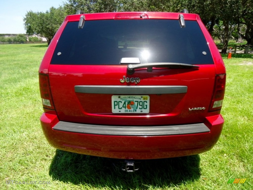 2005 Grand Cherokee Laredo - Inferno Red Crystal Pearl / Medium Slate Gray photo #6