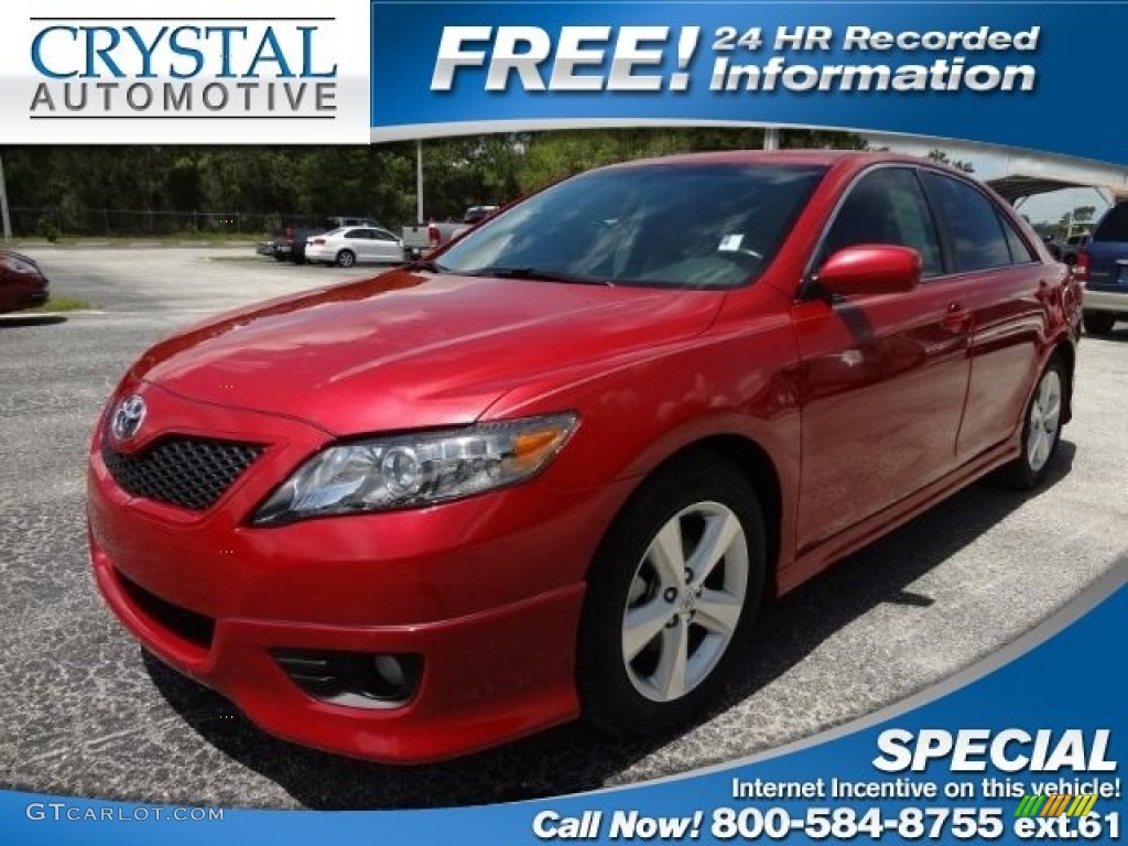 2010 Camry  - Barcelona Red Metallic / Ash Gray photo #1