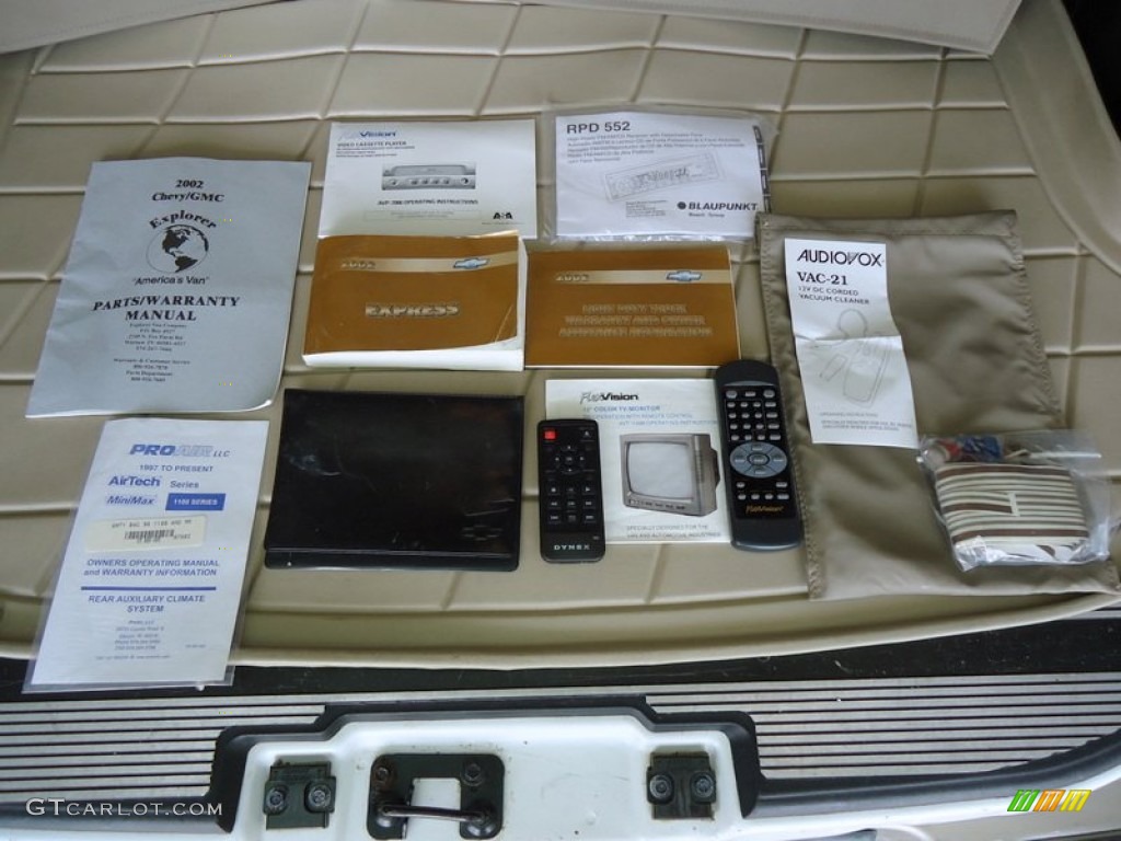2002 Chevrolet Express 1500 Passenger Conversion Van Books/Manuals Photos