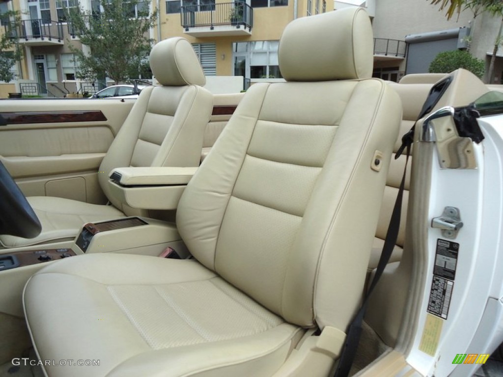 Parchment Interior 1994 Mercedes-Benz E 320 Convertible Photo #69991837