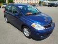 2012 Blue Onyx Metallic Nissan Versa 1.8 S Hatchback  photo #1