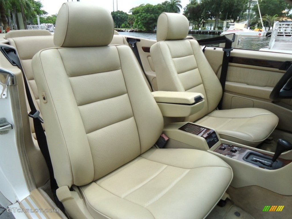 Parchment Interior 1994 Mercedes-Benz E 320 Convertible Photo #69991945