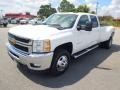 Summit White - Silverado 3500HD LTZ Crew Cab 4x4 Dually Photo No. 2