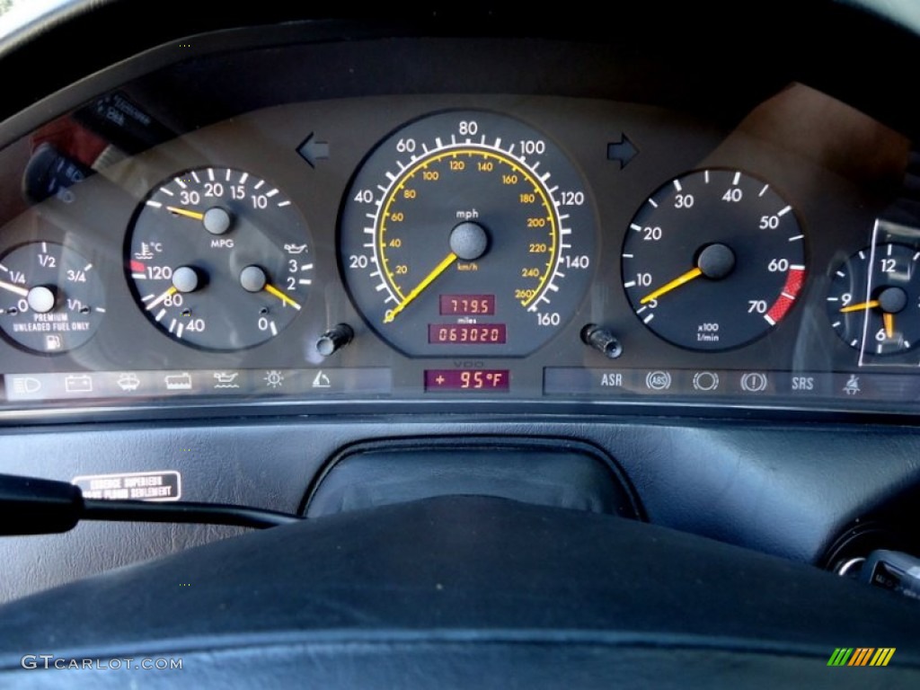 1992 Mercedes-Benz SL 500 Roadster Gauges Photos