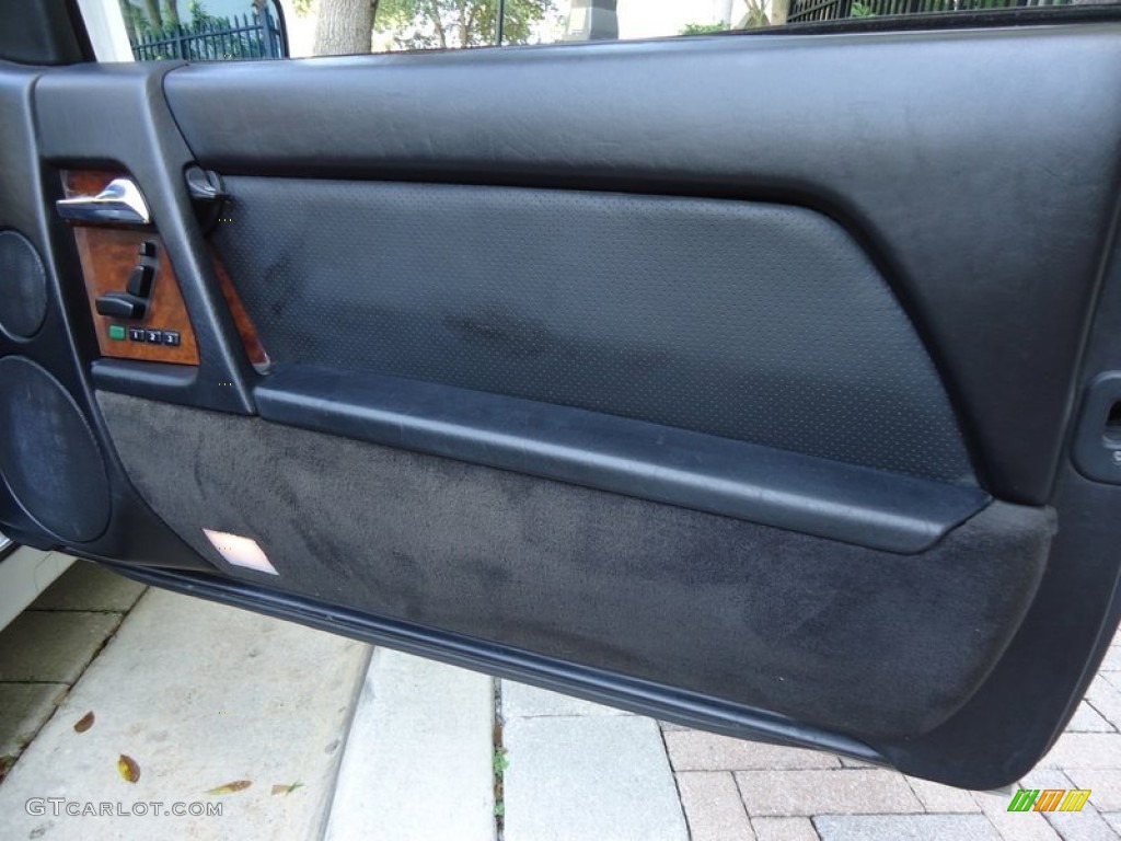 1992 Mercedes-Benz SL 500 Roadster Black Door Panel Photo #69992806