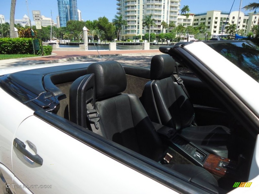 Black Interior 1992 Mercedes-Benz SL 500 Roadster Photo #69992866