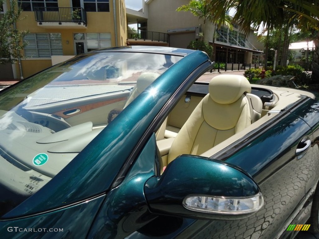 2003 SL 500 Roadster - Everest Green Metallic / Stone photo #37