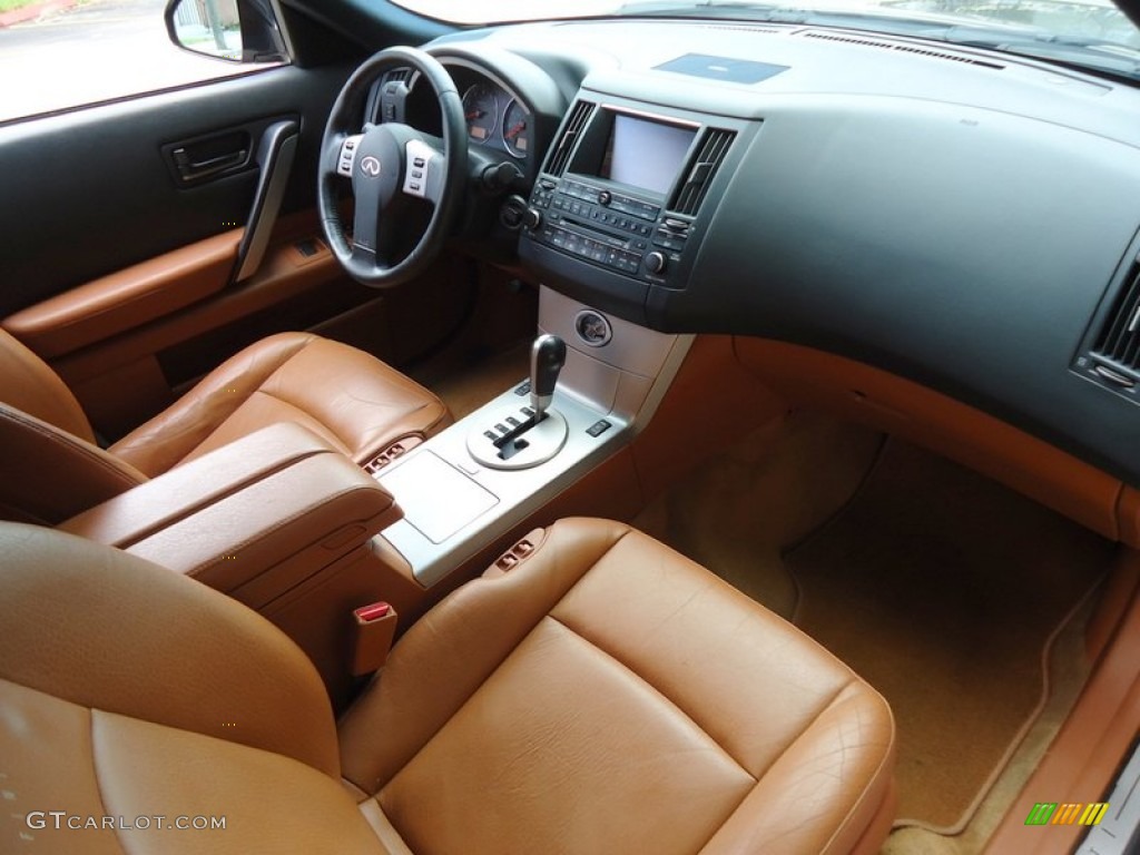 Brick/Black Interior 2003 Infiniti FX 35 Photo #69994029
