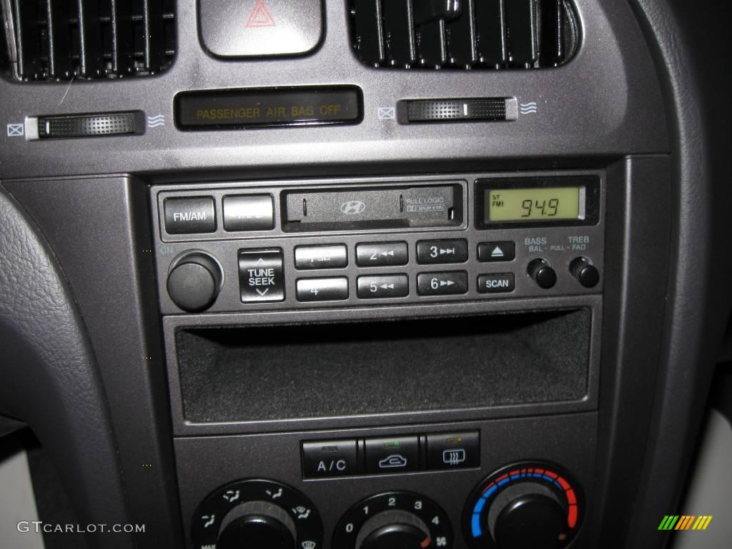 2004 Elantra GLS Sedan - Tidal Wave Blue / Dark Gray photo #3