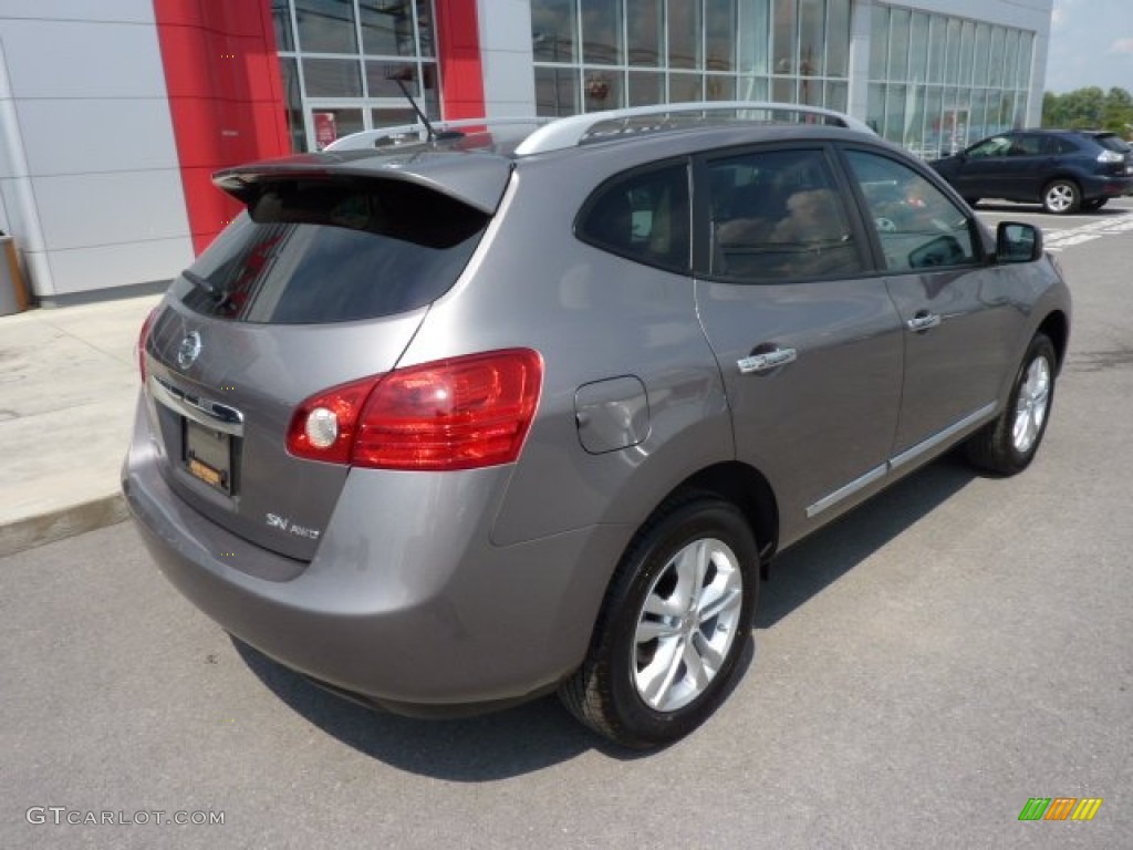 2013 Rogue SV AWD - Platinum Graphite / Gray photo #7