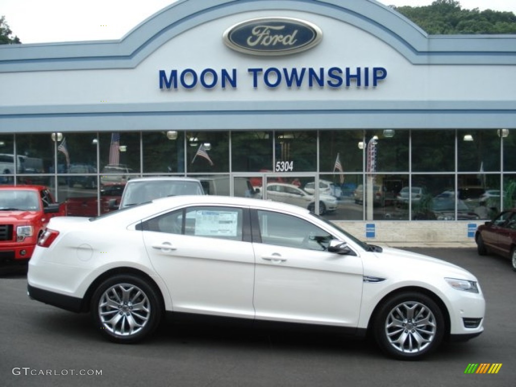 2013 Taurus Limited - White Platinum Tri-Coat / Dune photo #1