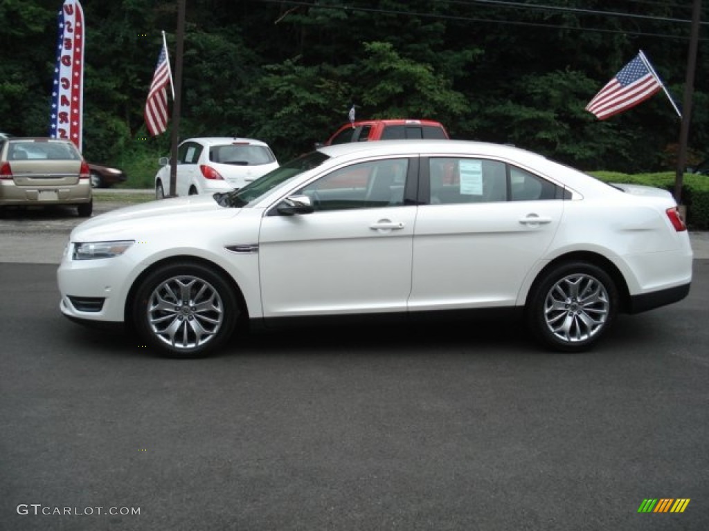 White Platinum Tri-Coat 2013 Ford Taurus Limited Exterior Photo #69995106