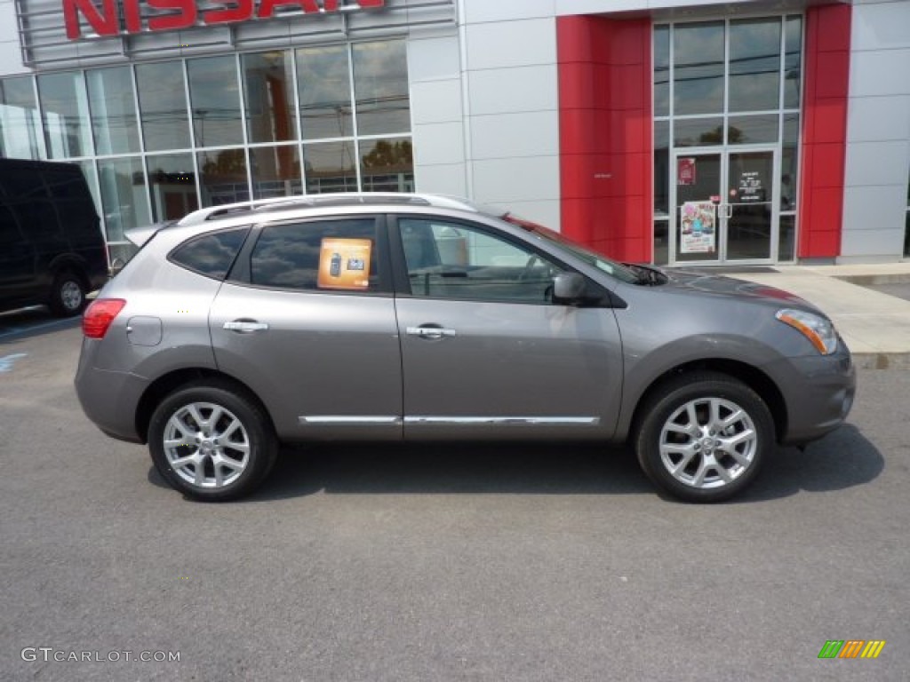 2013 Rogue SV AWD - Platinum Graphite / Gray photo #8