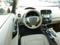 2012 Nissan LEAF Light Gray Interior Dashboard Photo